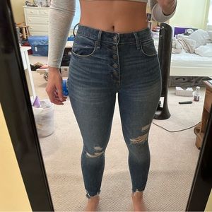 Abercrombie and Fitch Curve Love The Super Skinny High Rise Jean